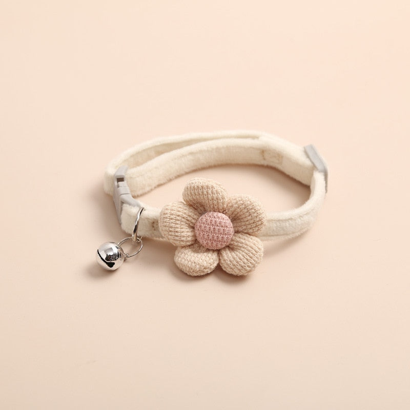 cute flower pet cat collar - Nimbyfruit