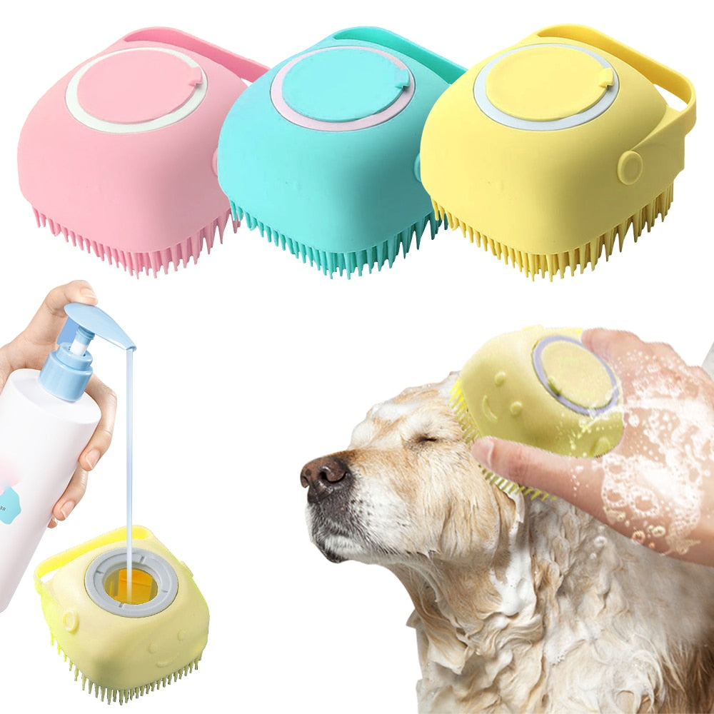 Soft Silicone Dog Brush - Nimbyfruit