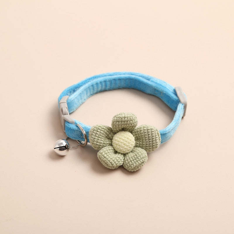 cute flower pet cat collar - Nimbyfruit