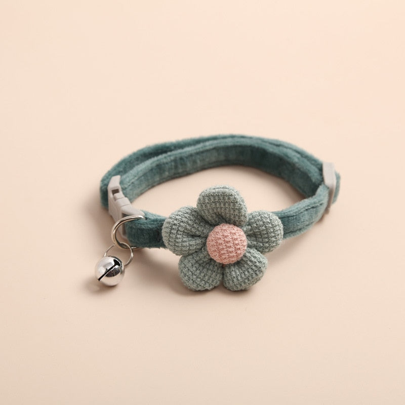 cute flower pet cat collar - Nimbyfruit