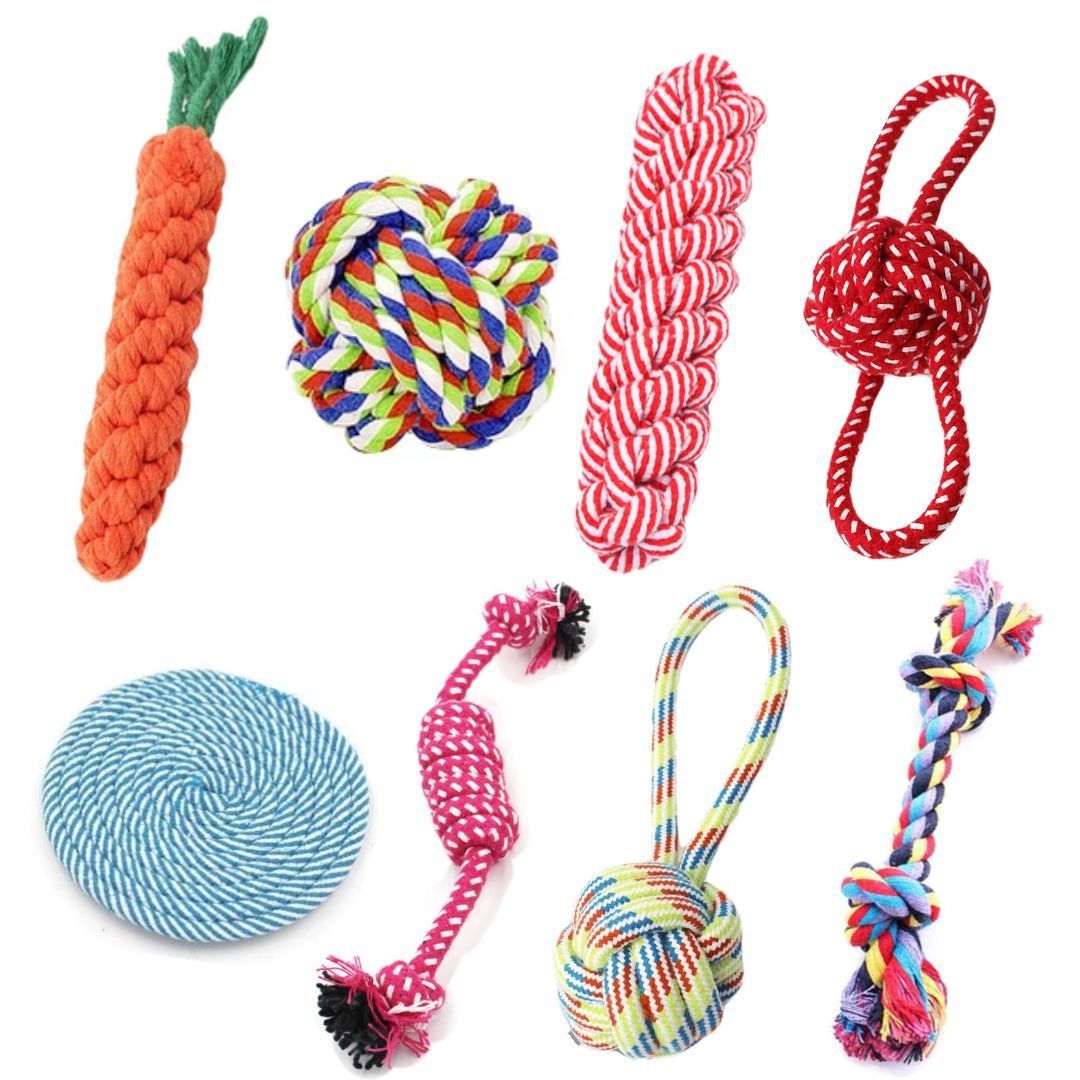 Dog Toy Carrot Knot Rope Ball - Nimbyfruit