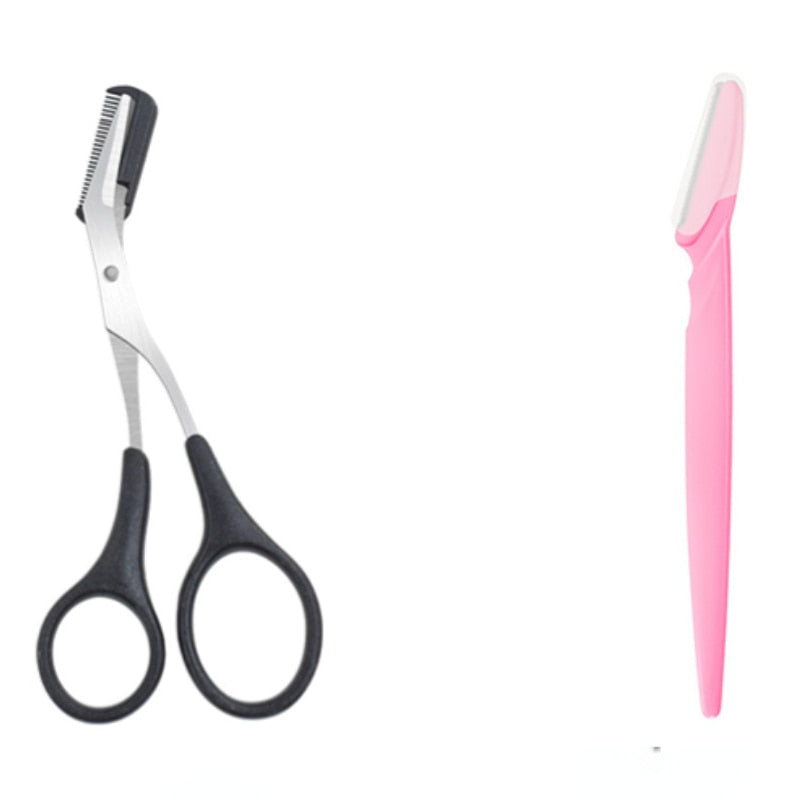 Eyebrow Scissors with Comb - Nimbyfruit