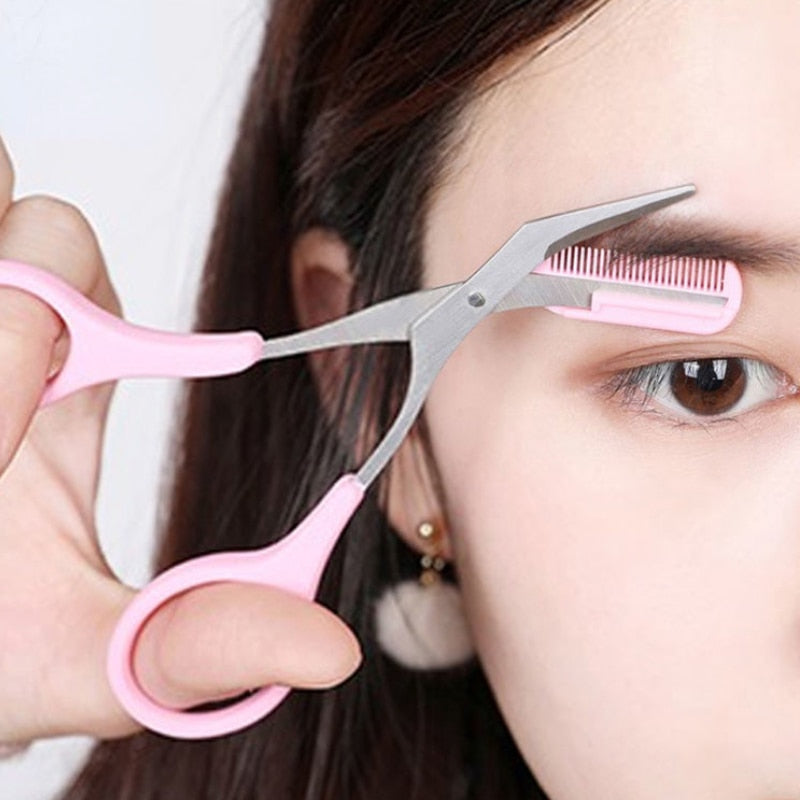 Eyebrow Scissors with Comb - Nimbyfruit